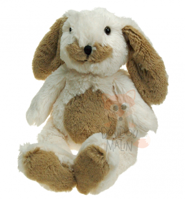 Les petites marie collection Rétro doudou peluche Bunny lapin beige marron